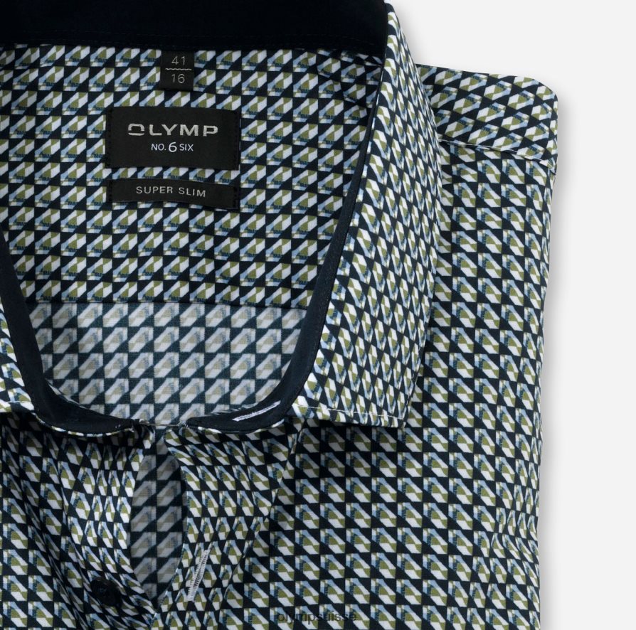 Non. six super slim, chemise business, kent moderne, citron vert OLYMP vêtements VVP4DB195