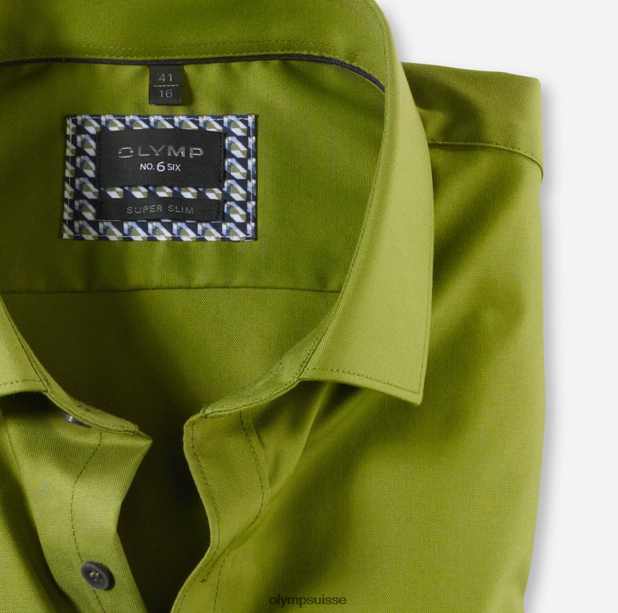 Non. six super slim, chemise business, kent moderne, citron vert OLYMP vêtements VVP4DB3