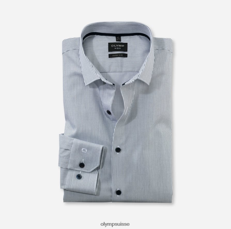Non. six super slim, chemise business, kent moderne, marine OLYMP vêtements VVP4DB173