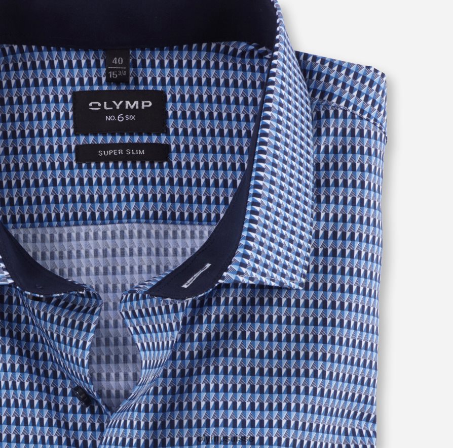 Non. six super slim, chemise business, kent moderne, marine OLYMP vêtements VVP4DB60