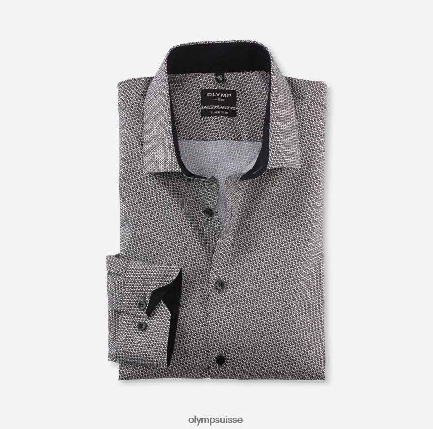 Non. six super slim, chemise business, kent moderne, olive OLYMP vêtements VVP4DB108