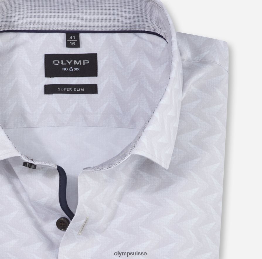 Non. six super slim, chemise business, kent moderne, taupe OLYMP vêtements VVP4DB27