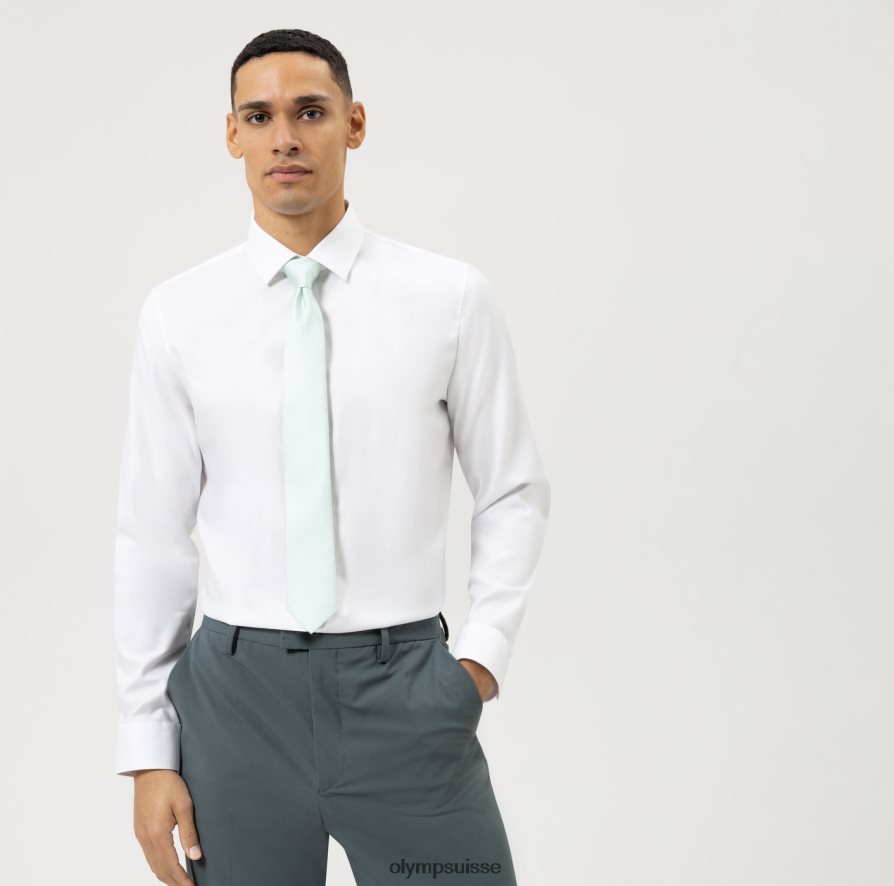 Non. six super slim, chemise business, urban kent, blanc OLYMP vêtements VVP4DB110