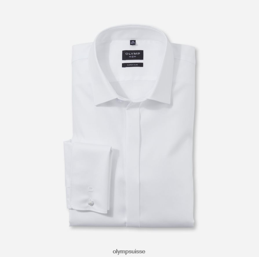 Non. six super slim, chemise business, urban kent, blanc OLYMP vêtements VVP4DB145