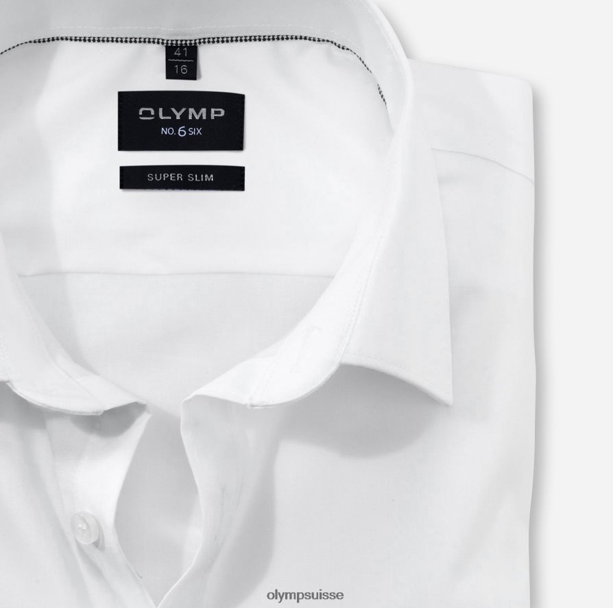 Non. six super slim, chemise business, urban kent, blanc OLYMP vêtements VVP4DB265