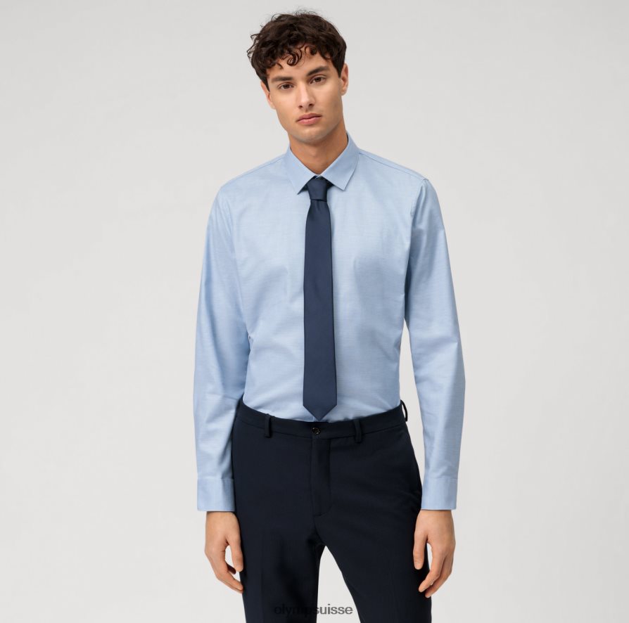 Non. six super slim, chemise business, urban kent, bleu OLYMP vêtements VVP4DB287