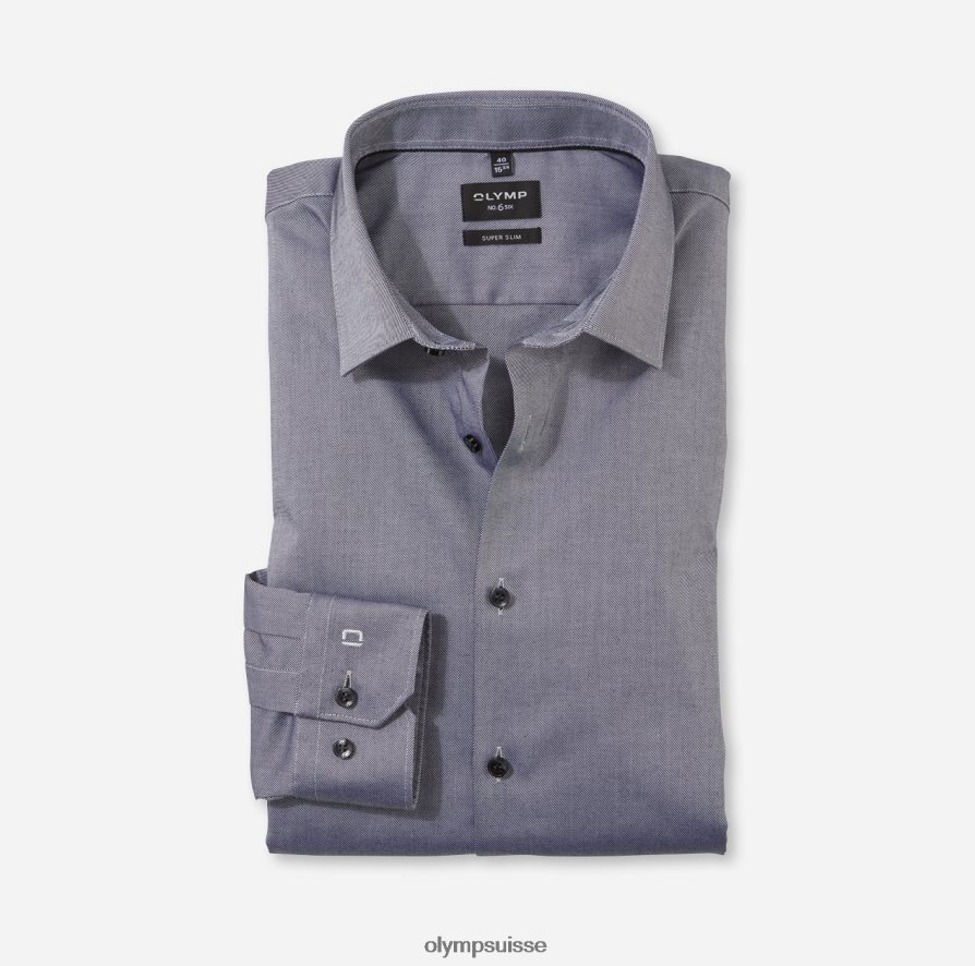 Non. six super slim, chemise business, urban kent, graphite OLYMP vêtements VVP4DB134