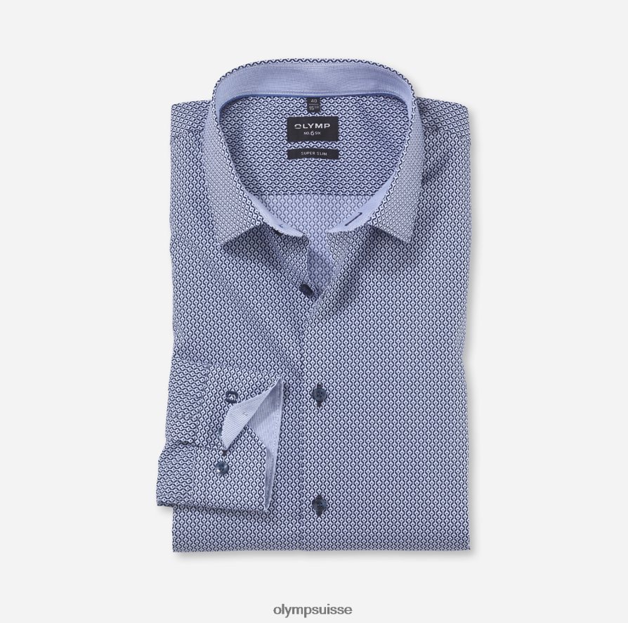Non. six super slim, chemise business, urban kent, marine OLYMP vêtements VVP4DB131