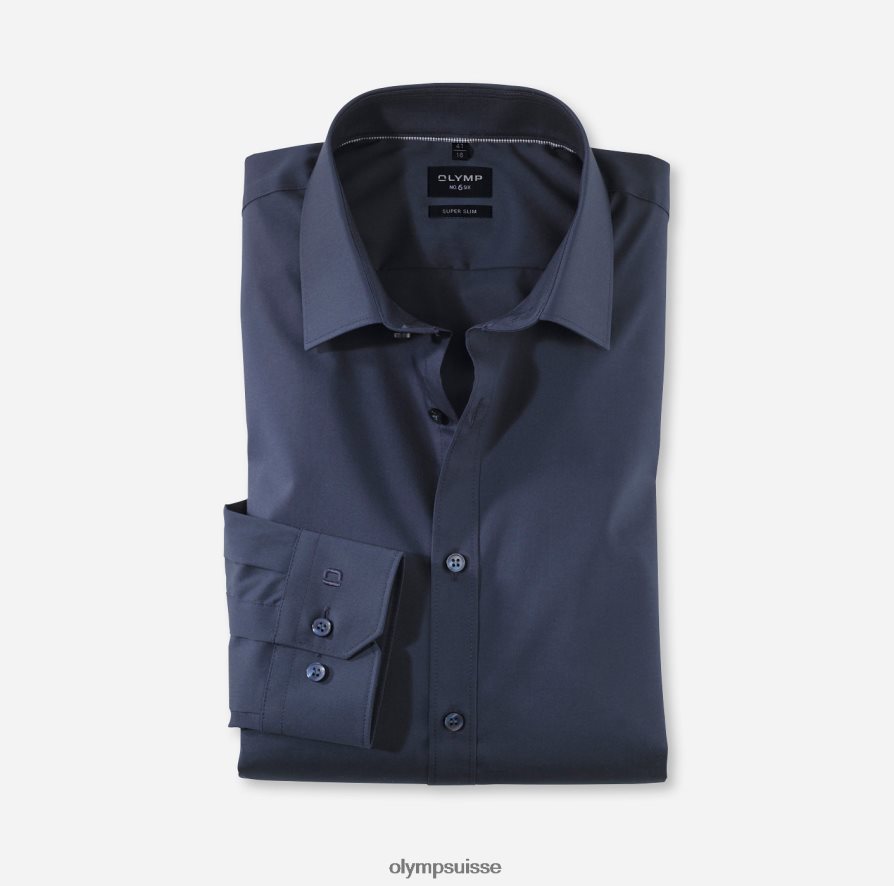 Non. six super slim, chemise business, urban kent, marine OLYMP vêtements VVP4DB280