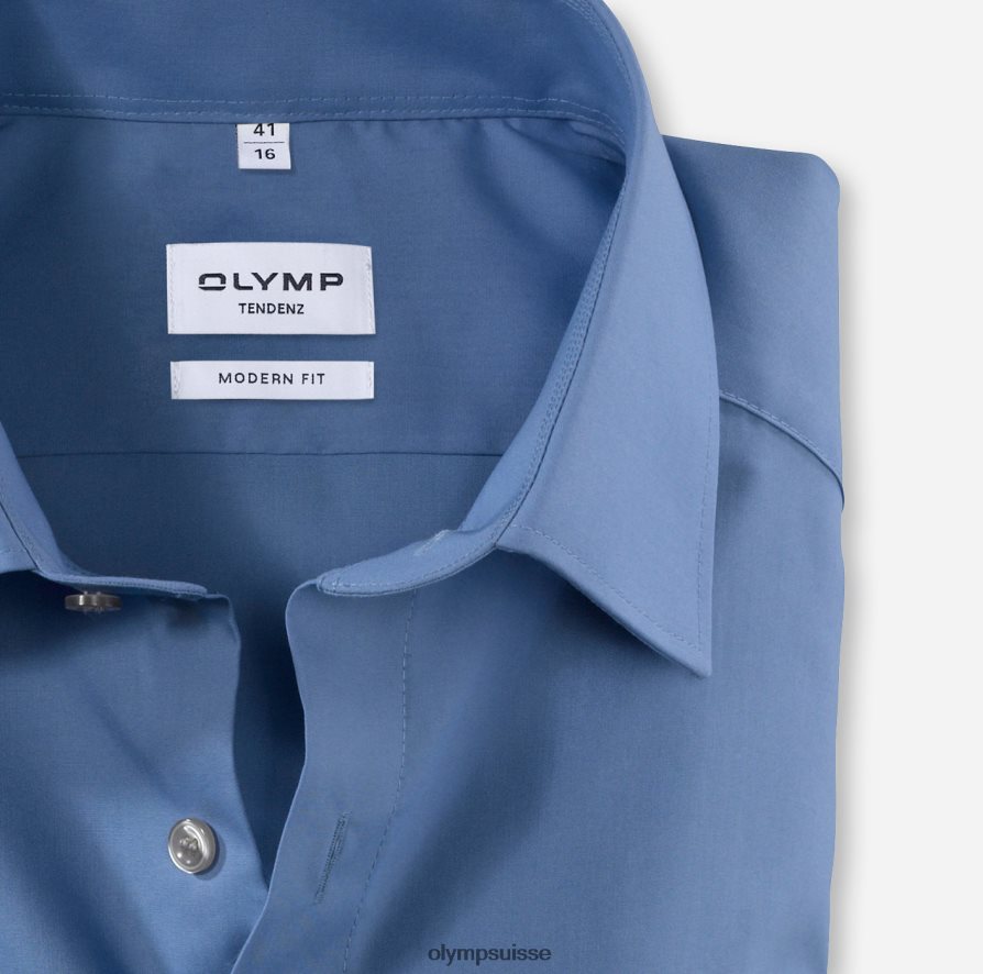 tendenz coupe moderne, chemise d\'affaires, new kent, bleu OLYMP vêtements VVP4DB1746