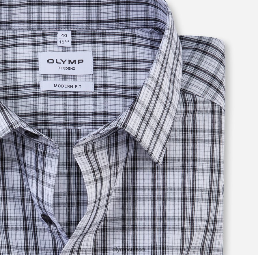 tendenz coupe moderne, chemise d\'affaires, new kent, noir OLYMP vêtements VVP4DB1721