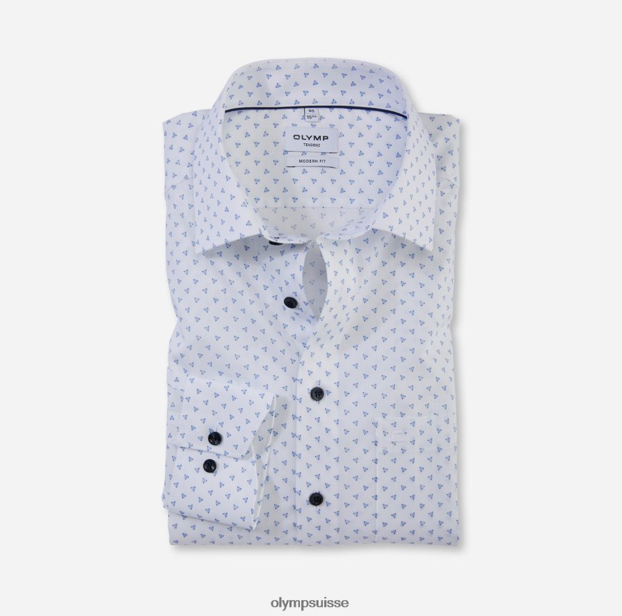 tendenz modern fit, chemise business, new kent, bleu OLYMP vêtements VVP4DB1726