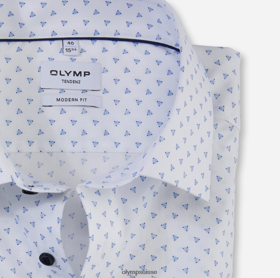tendenz modern fit, chemise business, new kent, bleu OLYMP vêtements VVP4DB1726