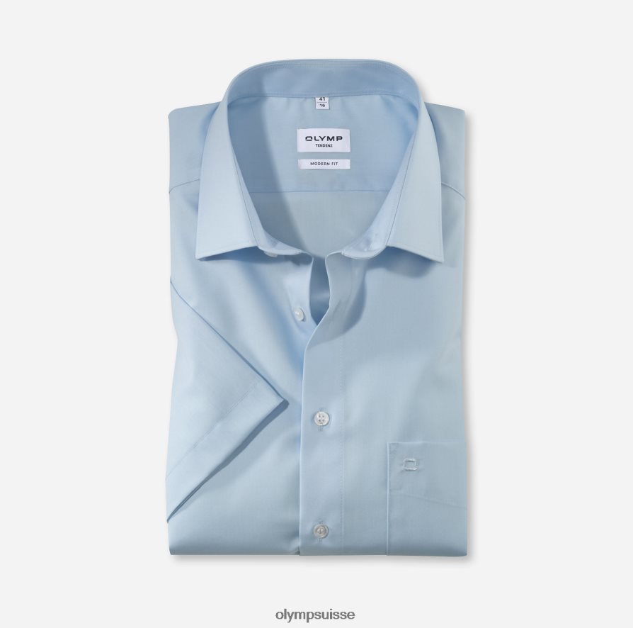 tendenz modern fit, chemise business, new kent, bleu OLYMP vêtements VVP4DB1744