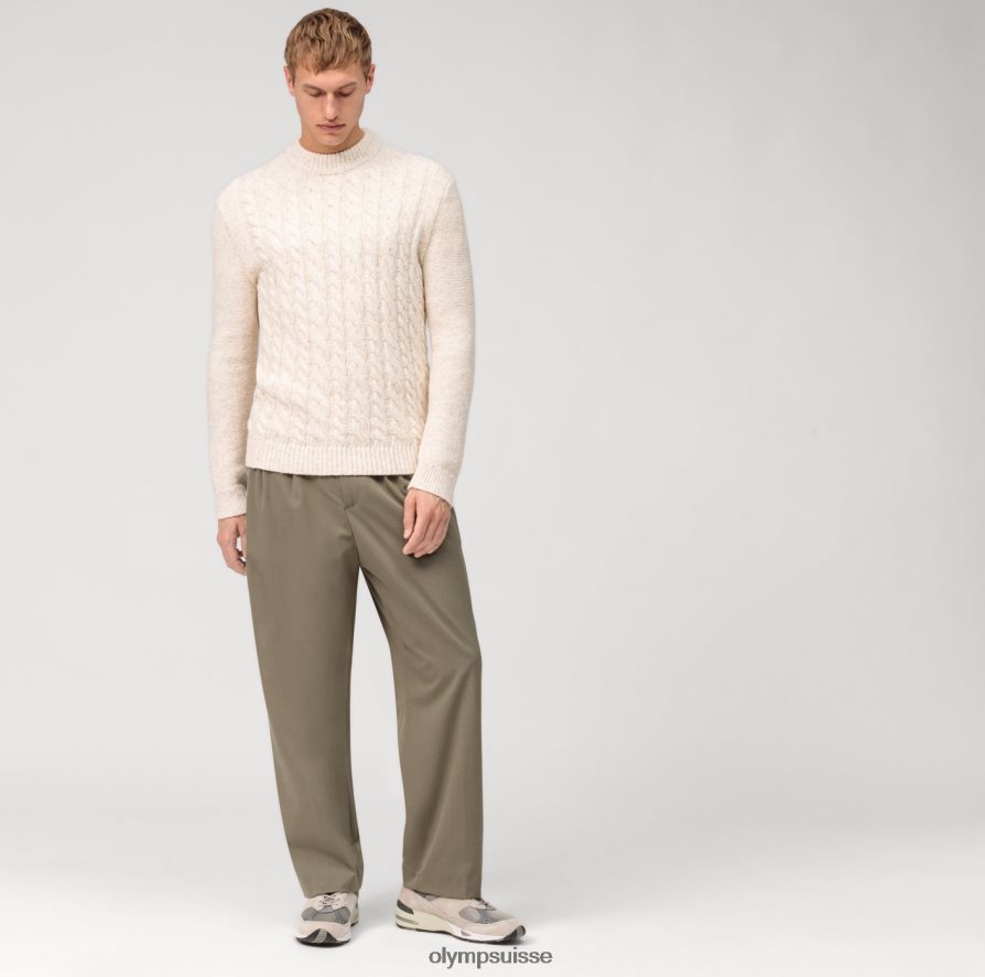 pull en tricot décontracté, blanc cassé OLYMP vêtements VVP4DB1770