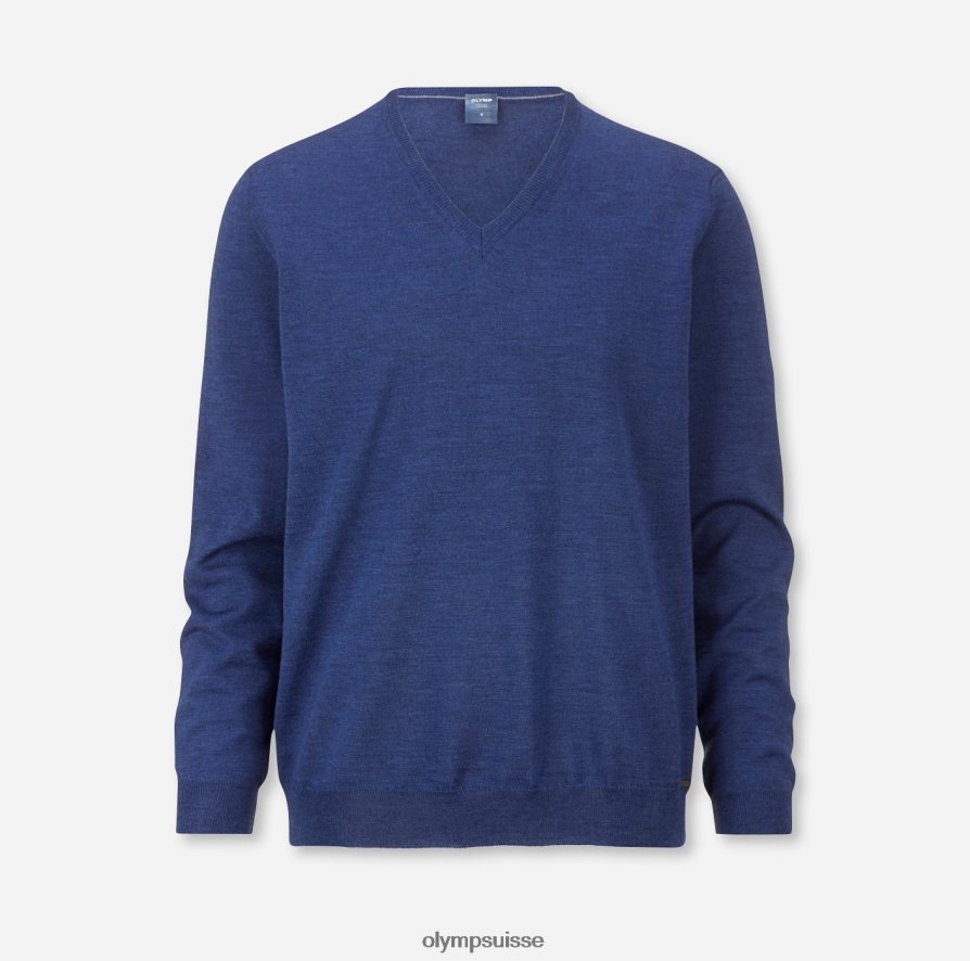 pull en tricot décontracté, bleu OLYMP vêtements VVP4DB1872