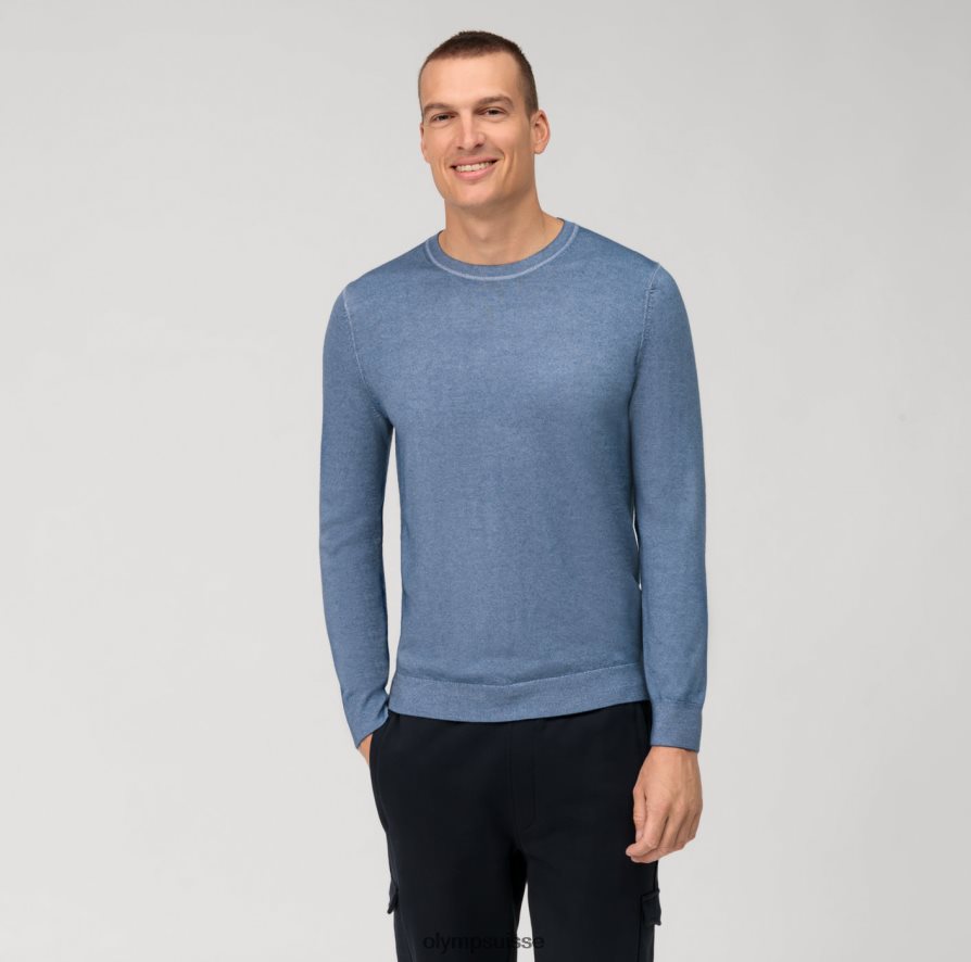 pull en tricot décontracté, bleu fumée OLYMP vêtements VVP4DB1800