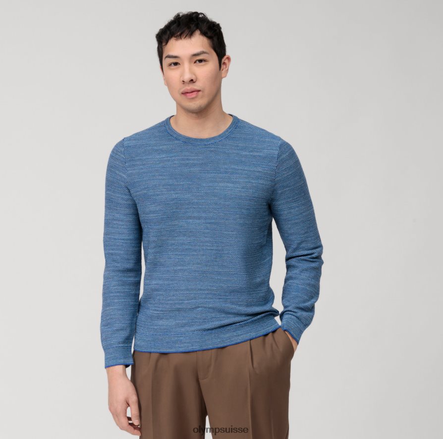 pull en tricot décontracté, bleu nuremberg OLYMP vêtements VVP4DB1786