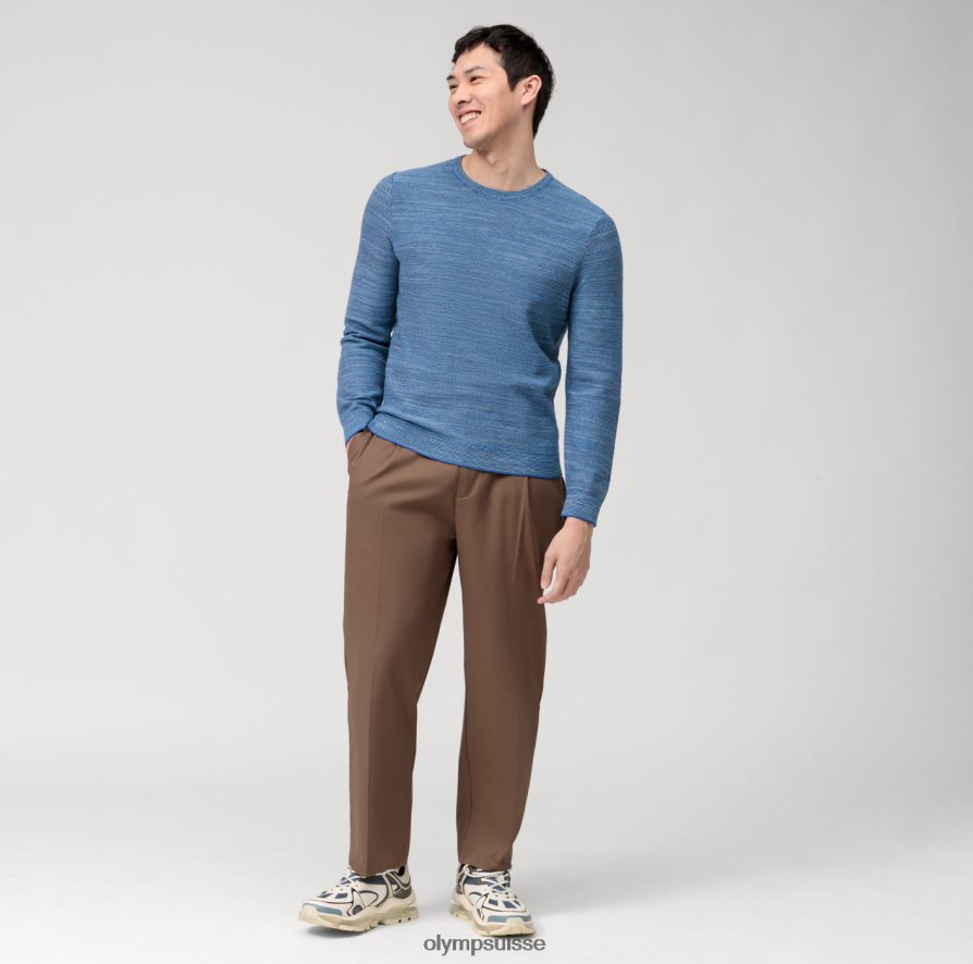 pull en tricot décontracté, bleu nuremberg OLYMP vêtements VVP4DB1786