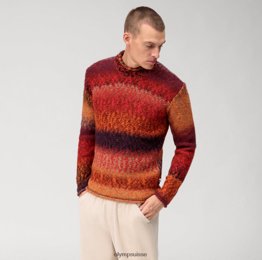 pull en tricot décontracté, bordeaux OLYMP vêtements VVP4DB1753