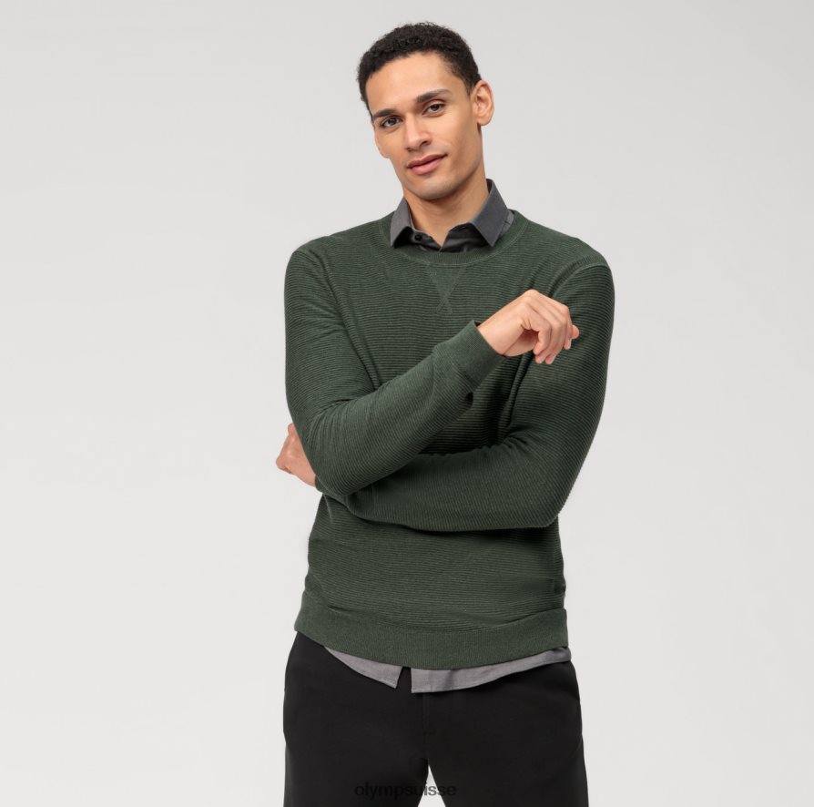 pull en tricot décontracté, gris vert OLYMP vêtements VVP4DB1798