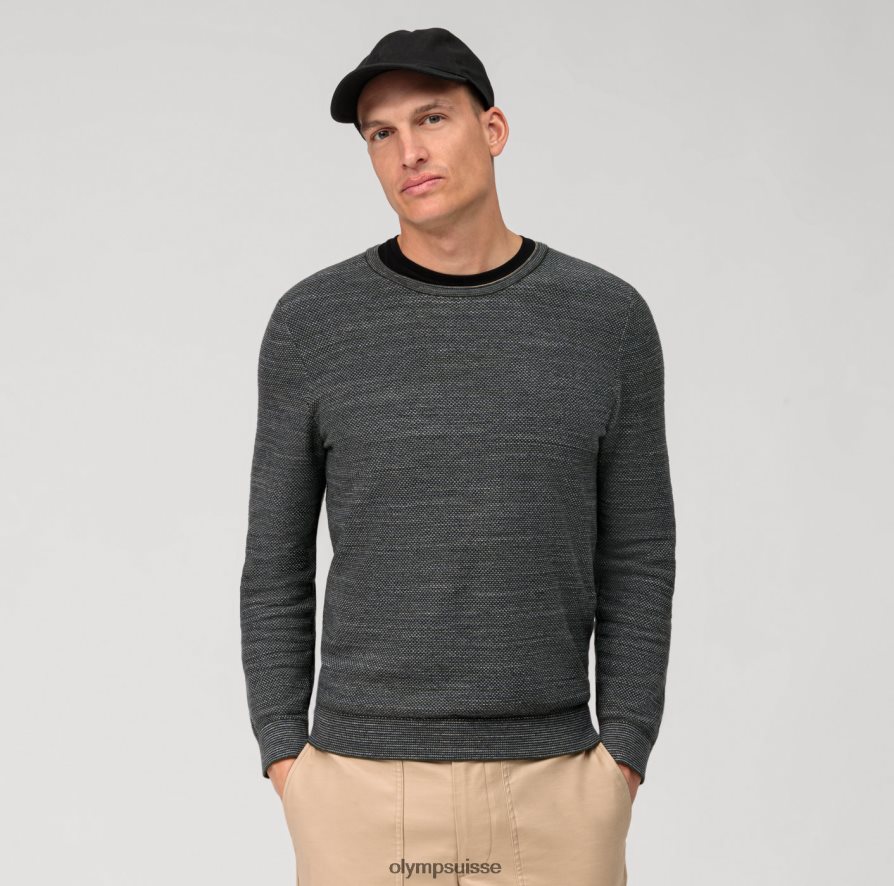 pull en tricot décontracté, gris vert OLYMP vêtements VVP4DB1819