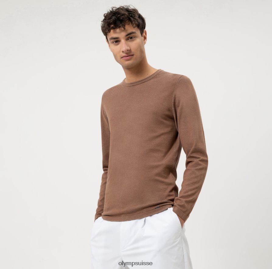 pull en tricot décontracté, marron OLYMP vêtements VVP4DB1777