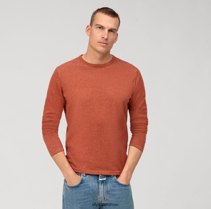 pull en tricot décontracté, marron rougeâtre OLYMP vêtements VVP4DB1817