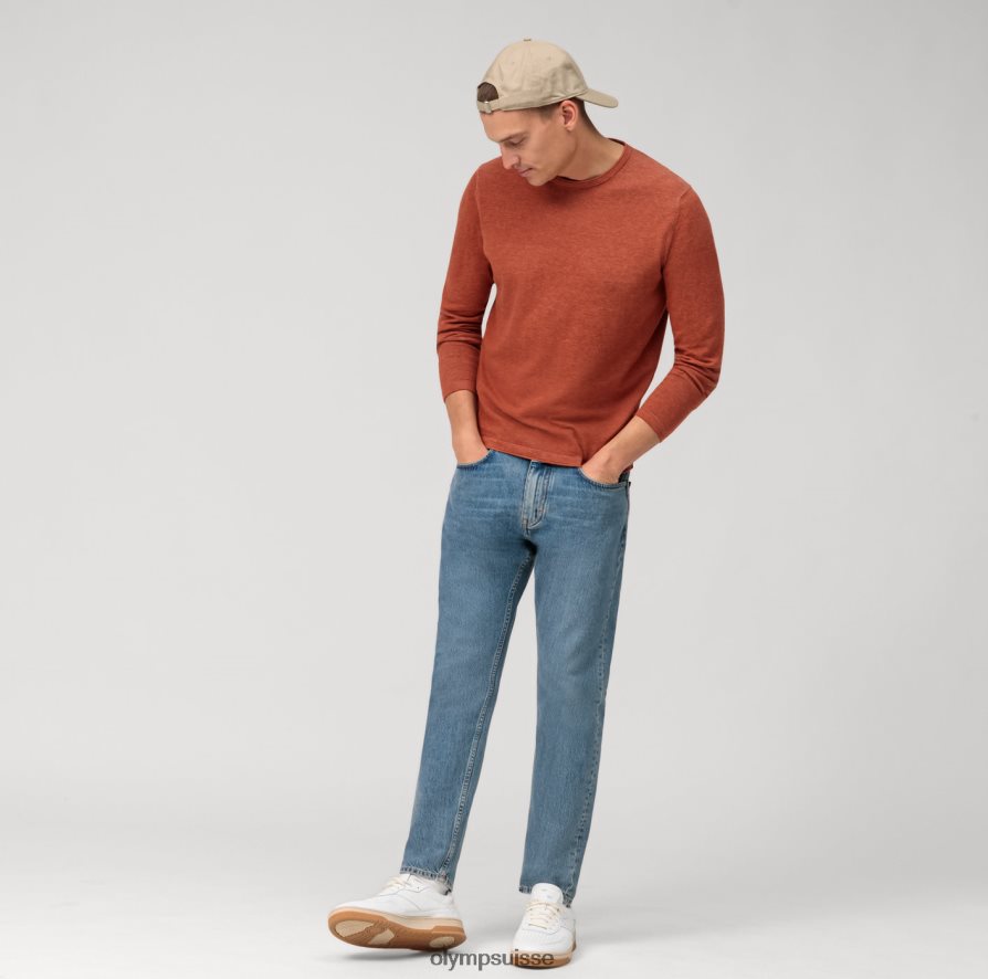 pull en tricot décontracté, marron rougeâtre OLYMP vêtements VVP4DB1817