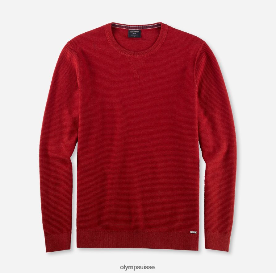 pull en tricot décontracté, rouge cerise OLYMP vêtements VVP4DB1846