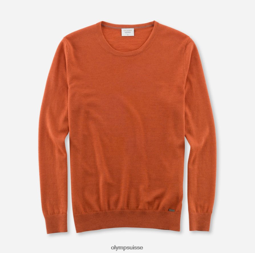 pull en tricot décontracté, terre de Sienne OLYMP vêtements VVP4DB1779