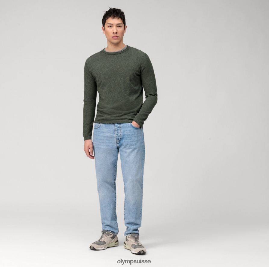 pull en tricot décontracté, vert foncé OLYMP vêtements VVP4DB1796
