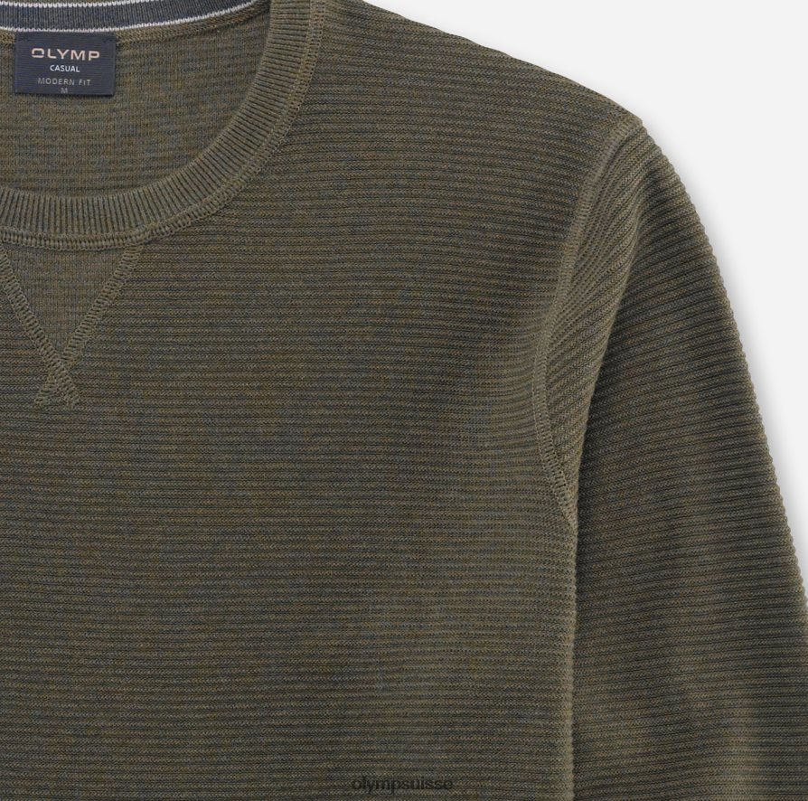 pull en tricot décontracté, vert foncé OLYMP vêtements VVP4DB1860