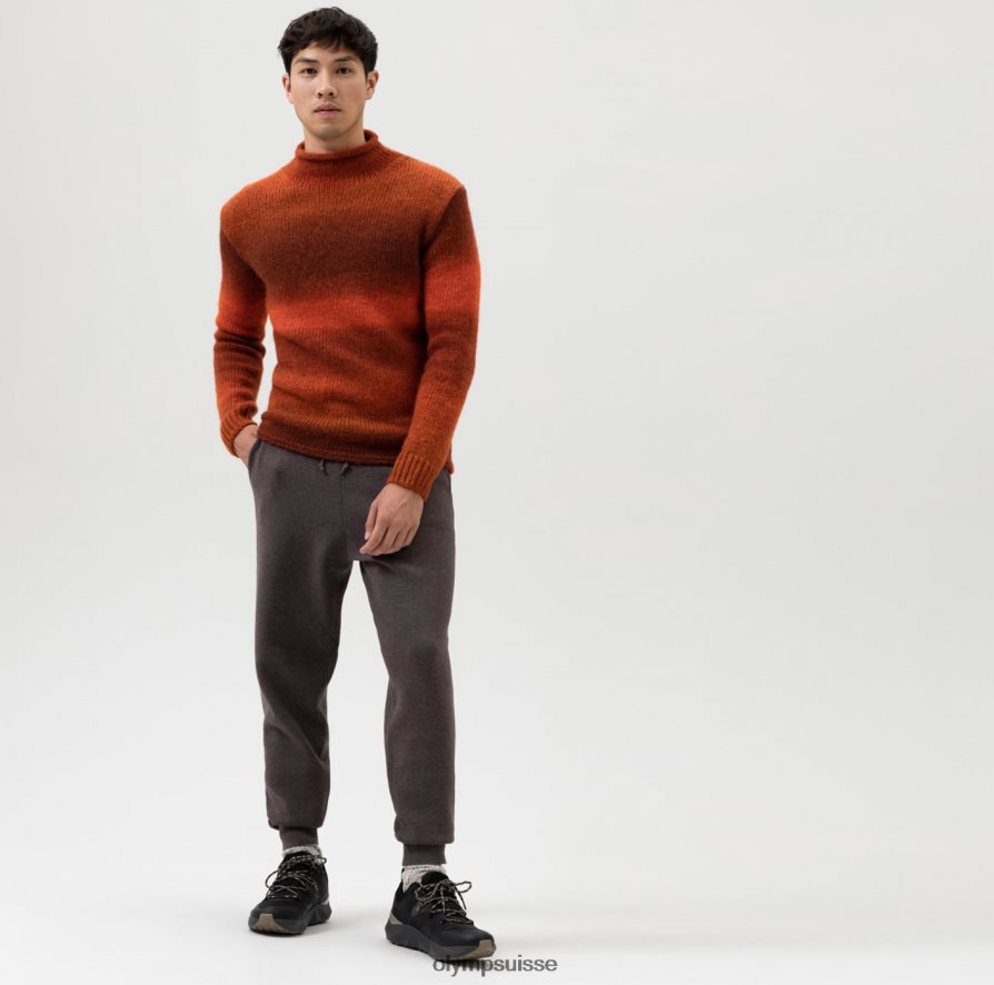 tricot niveau cinq body fit, pull col montant, mangue OLYMP vêtements VVP4DB1847