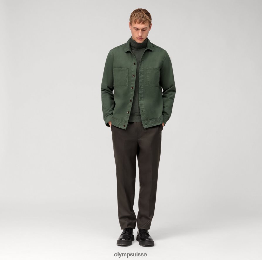 col roulé en tricot décontracté, gris vert OLYMP vêtements VVP4DB1888