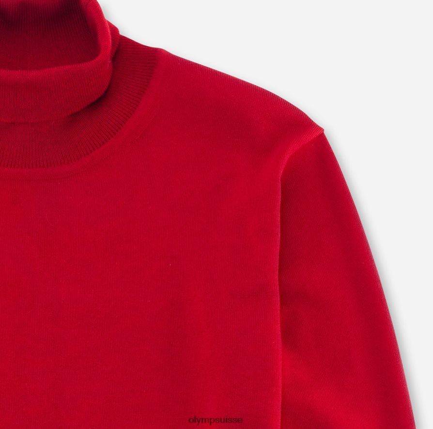 col roulé en tricot décontracté, rouge OLYMP vêtements VVP4DB1898