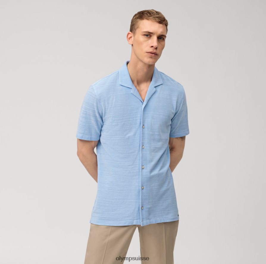 Level Five Casual Body Fit, polo, bleu clair OLYMP vêtements VVP4DB2107