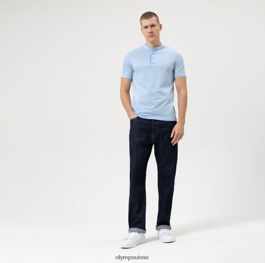 Level Five Casual Body Fit, polo, bleu clair OLYMP vêtements VVP4DB2109