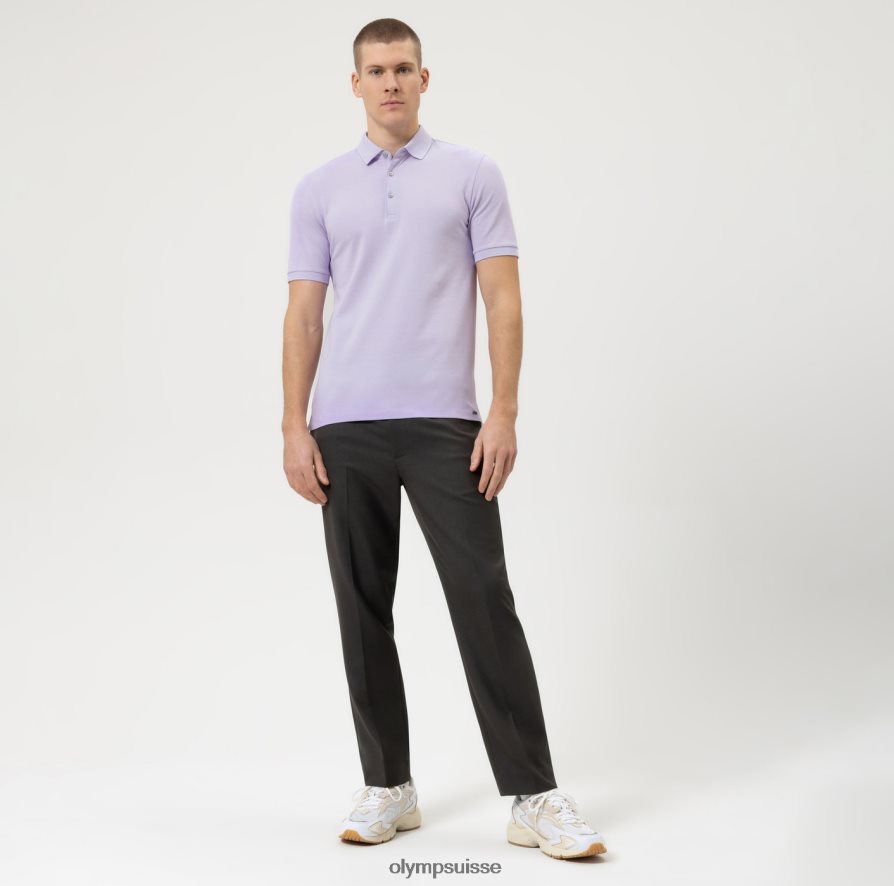 Level Five Casual Body Fit, polo, lilas OLYMP vêtements VVP4DB2075
