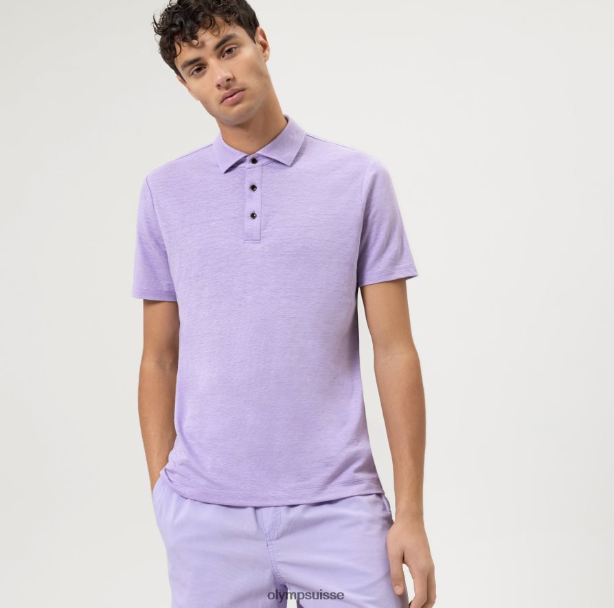 Level Five Casual Body Fit, polo, lilas OLYMP vêtements VVP4DB2128