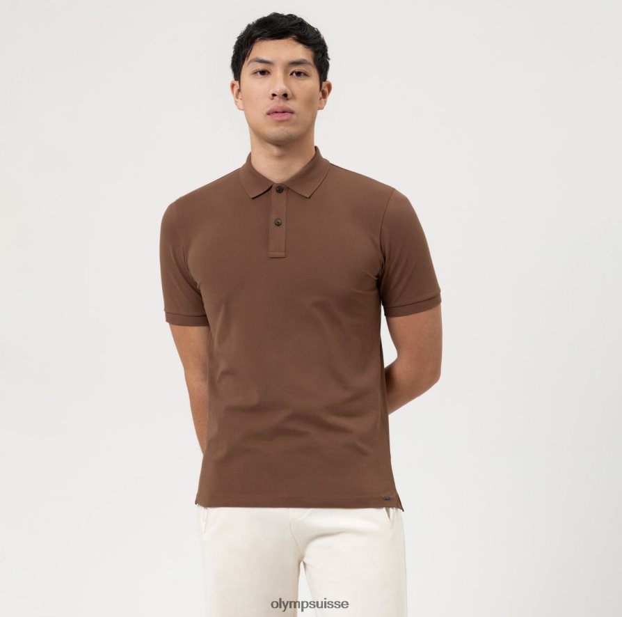 Level Five Casual Body Fit, polo, marron OLYMP vêtements VVP4DB2099