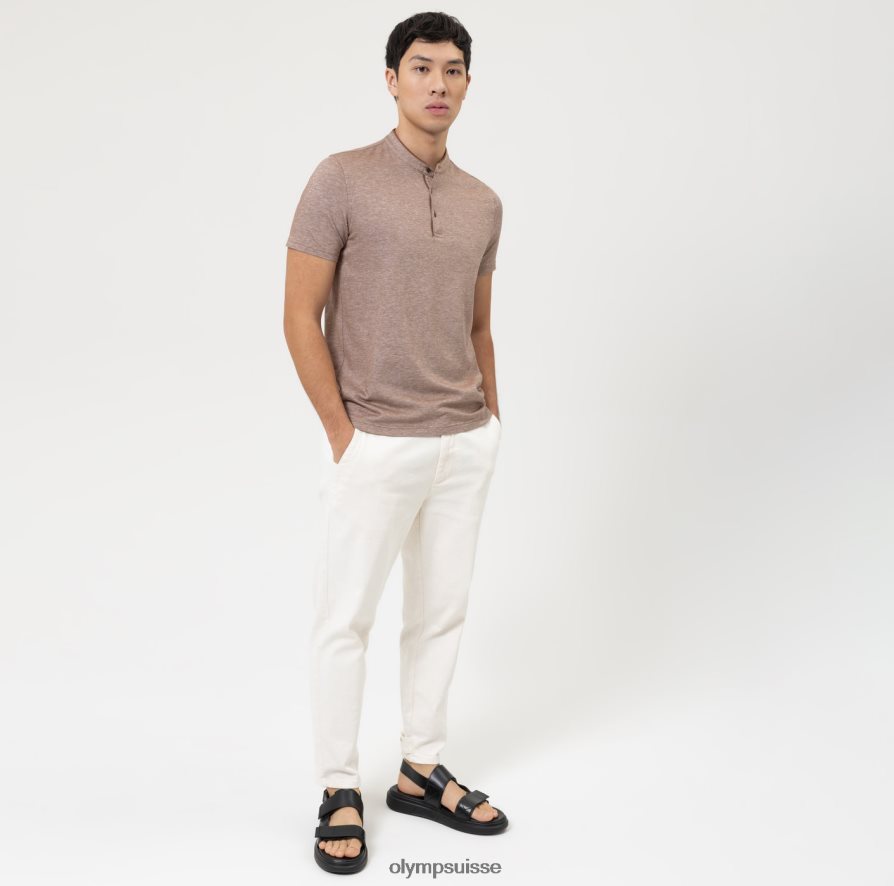 Level Five Casual Body Fit, polo, marron OLYMP vêtements VVP4DB2127