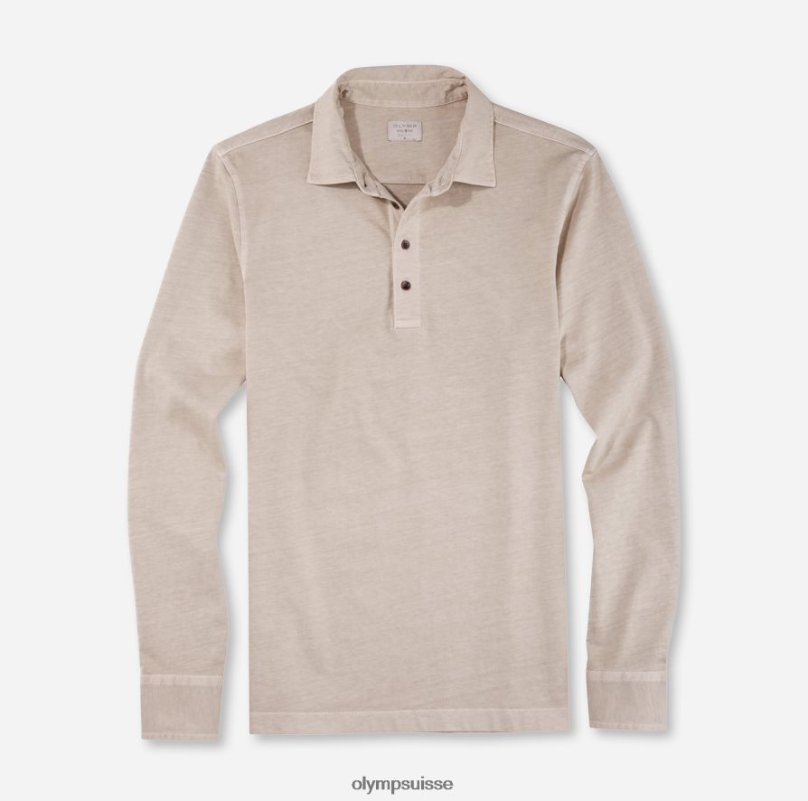 body fit décontracté niveau cinq, polo, beige OLYMP vêtements VVP4DB2106