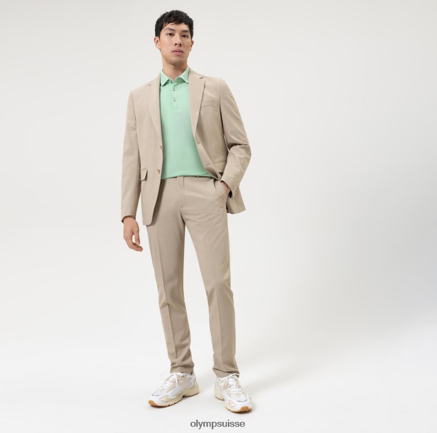 body fit décontracté niveau cinq, polo, citron vert OLYMP vêtements VVP4DB2082