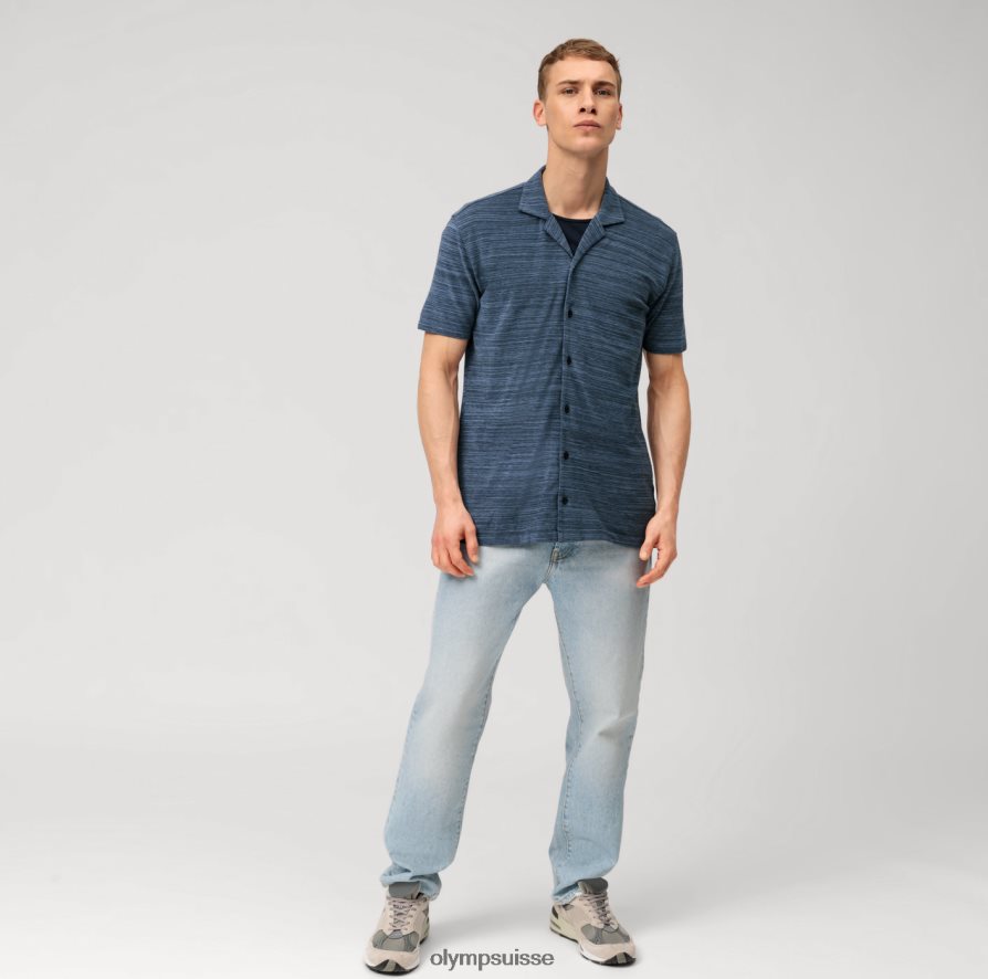 body fit décontracté niveau cinq, polo, marine OLYMP vêtements VVP4DB2089