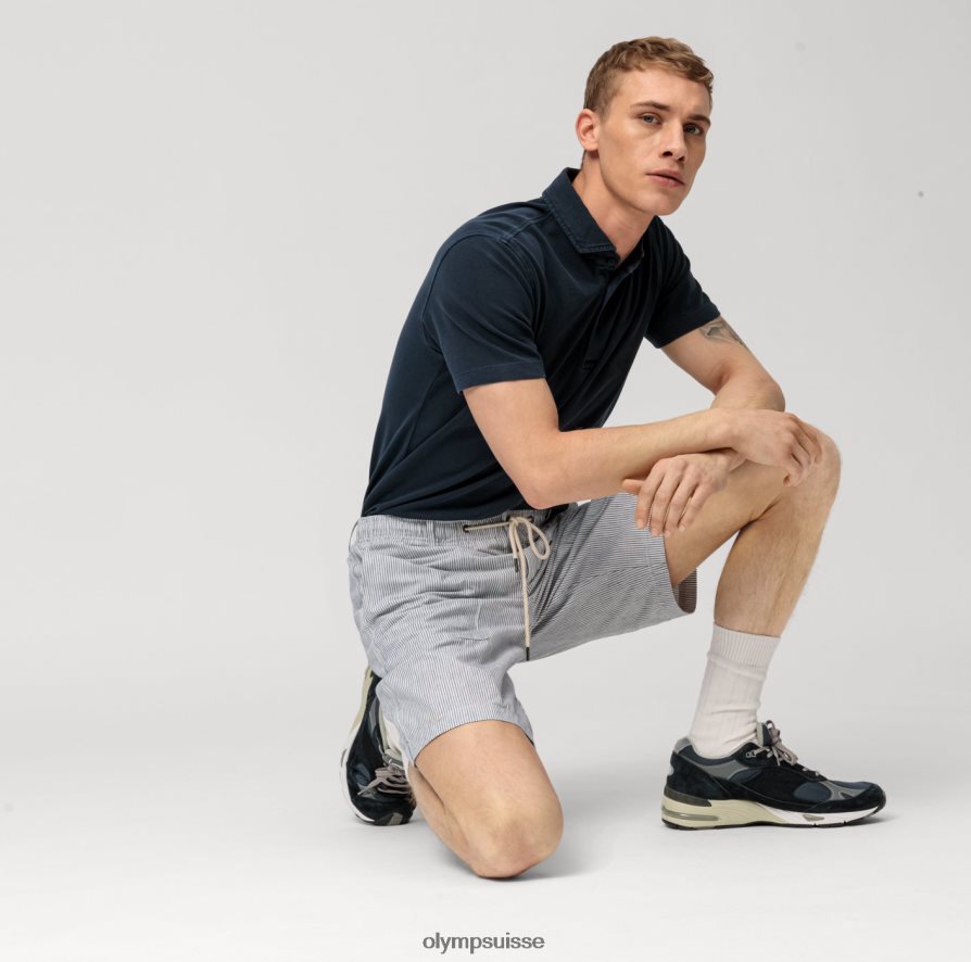 body fit décontracté niveau cinq, polo, marine OLYMP vêtements VVP4DB2163