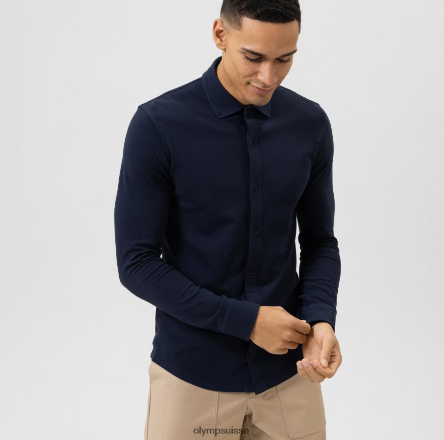 body fit décontracté niveau cinq, polo, marine OLYMP vêtements VVP4DB2174