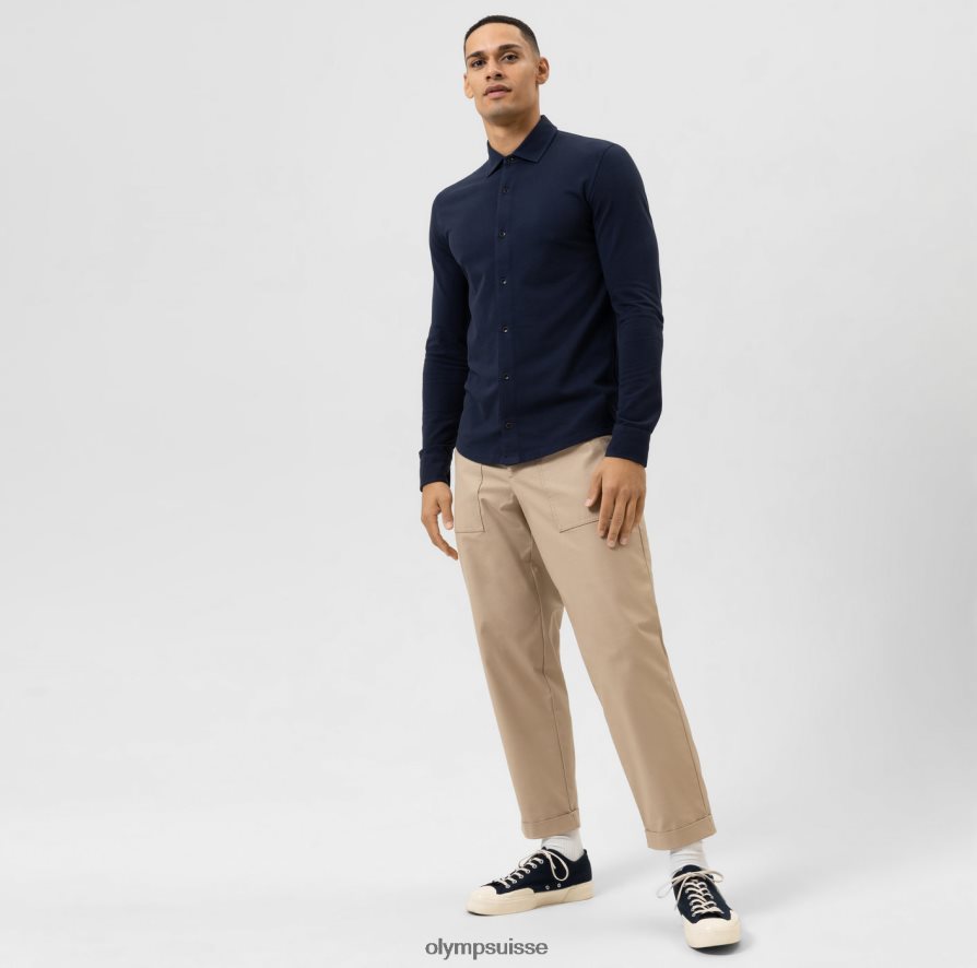 body fit décontracté niveau cinq, polo, marine OLYMP vêtements VVP4DB2174