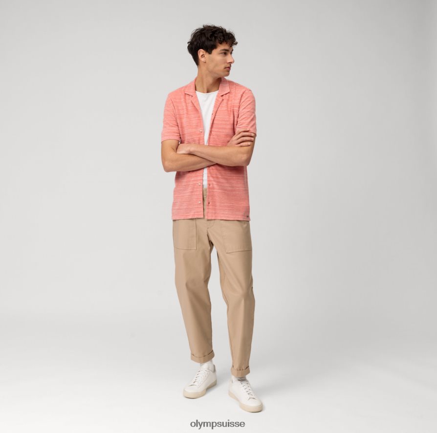 coupe corporelle décontractée niveau cinq, polo, sienne OLYMP vêtements VVP4DB2105