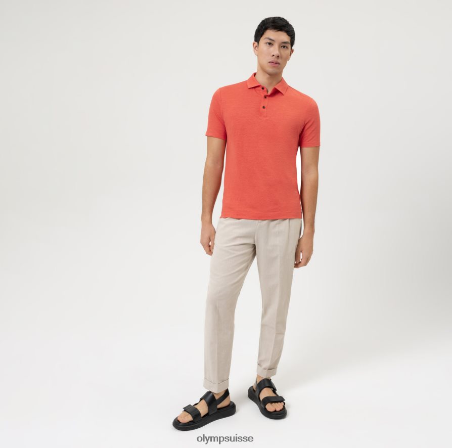 coupe corporelle décontractée niveau cinq, polo, sienne OLYMP vêtements VVP4DB2156